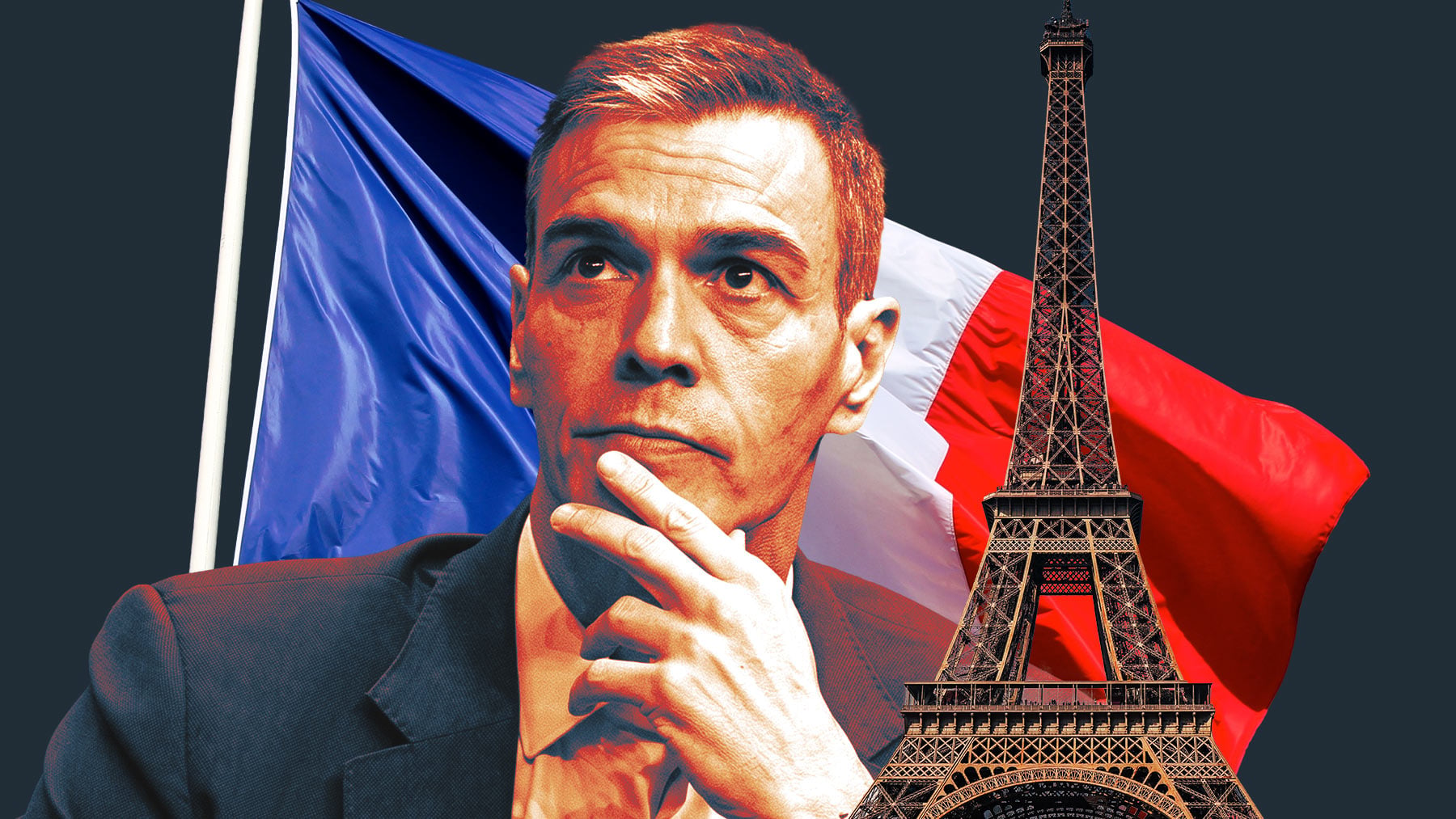 Sánchez celebra la Fiesta Nacional de Francia en París el mismo día que España se juega el Mundial ante los galos