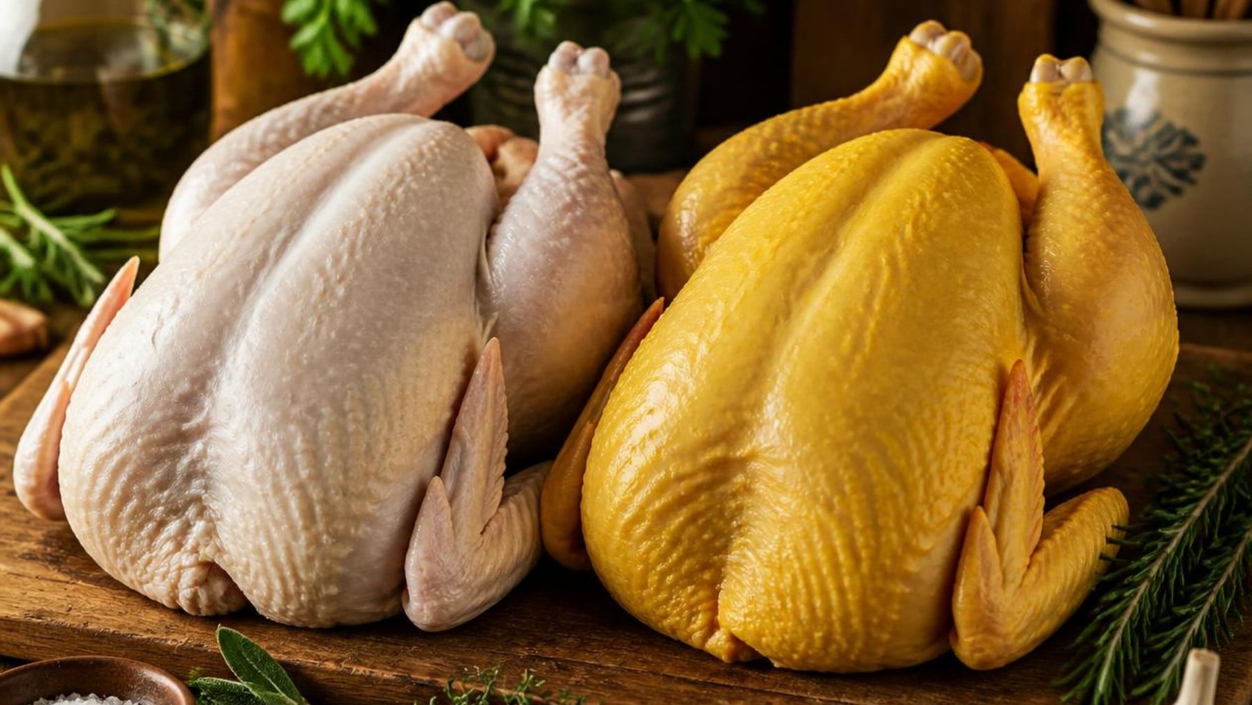 ¿Comprar pollo con piel amarilla o piel blanca? Los expertos explican la diferencia