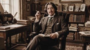 Oscar Wilde. Imagen generada con IA.