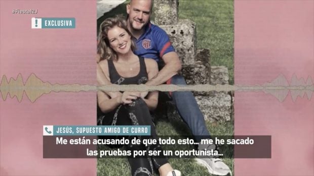 El supuesto amante de Curro, marido de Mar&iacute;a Jes&uacute;s Ruiz, habla en Fiesta. (Mediaset)