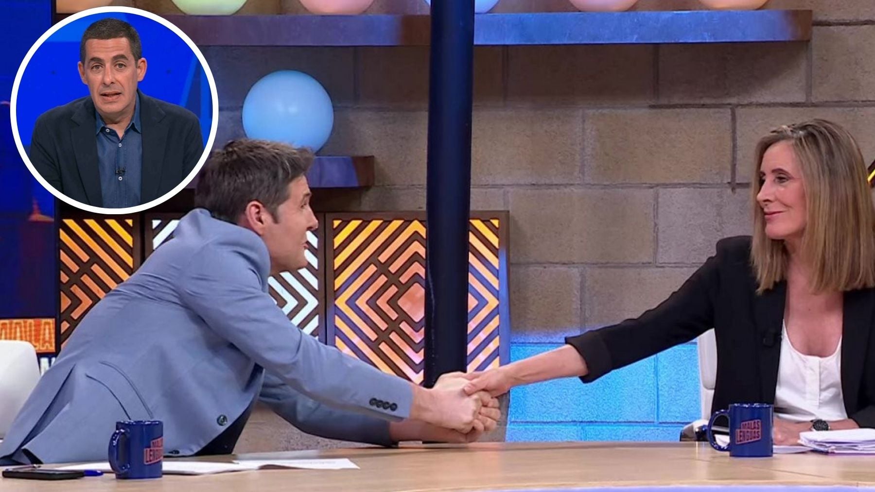 Antonio Naranjo, Jesús Cintora y Marta Gómez Montero. (Telemadrid / TVE)