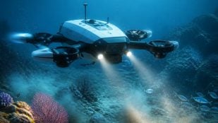 Noruega y dron en el fondo oceánico