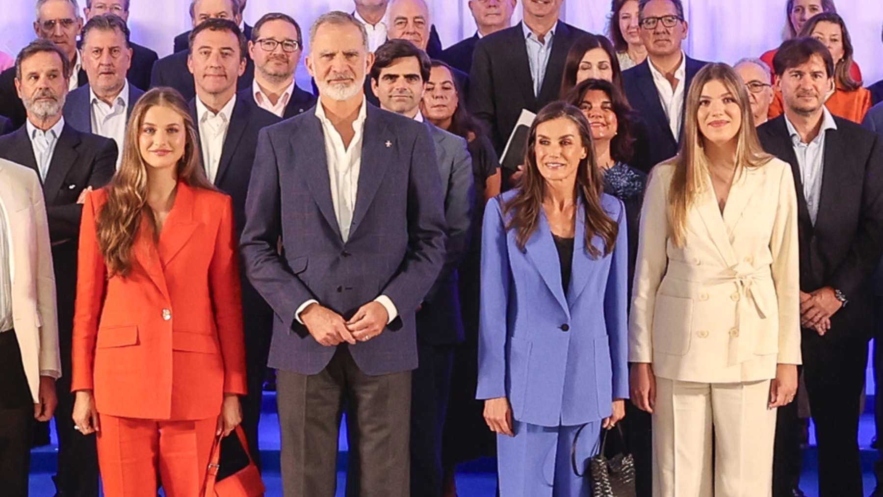 Foto de familia de la 39 Reunión del Patronato de la Fundación Princesa de Girona. (Foto: EP)