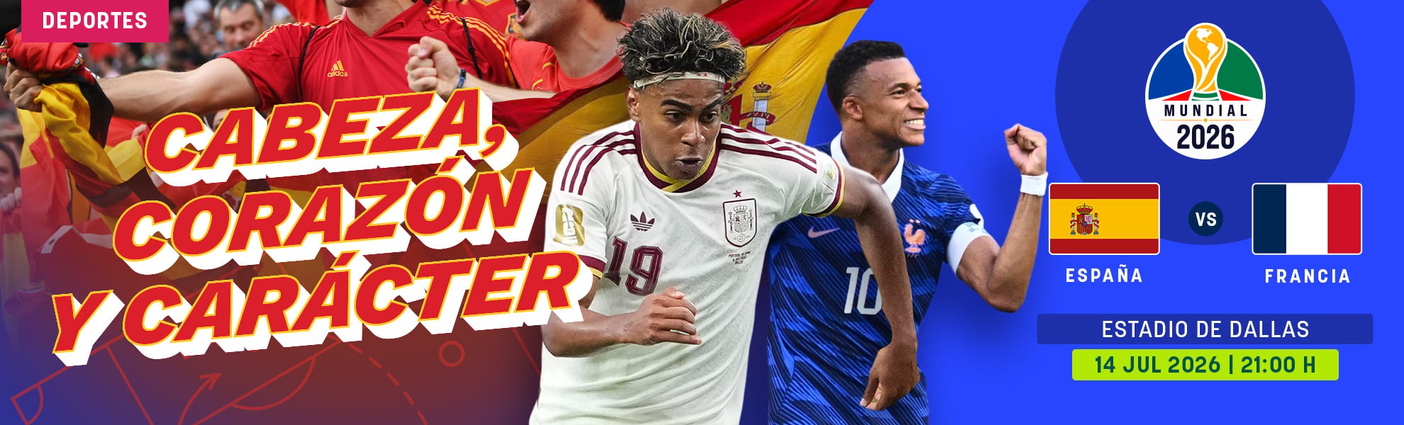 España - Francia: cabeza, corazón y carácter
