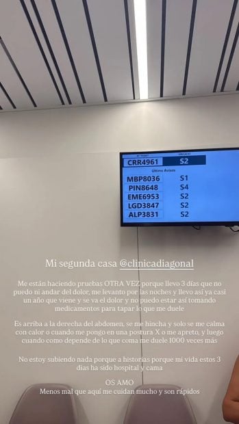 Anita Williams en sus historias de Instagram.