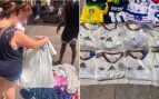 Los ilegales del ‘top manta’ se ponen las botas en Mallorca con la famosa equipación blanca de ‘la Roja’