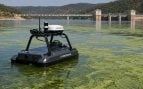 Plagas algas tóxicas en embalses de Marruecos, Marruecos usa drones con IA contra algas tóxicas, alga tóxica en Marruecos, plaga de alga tóxica en Marruecos.