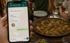Un mensaje con el emoji de la paella