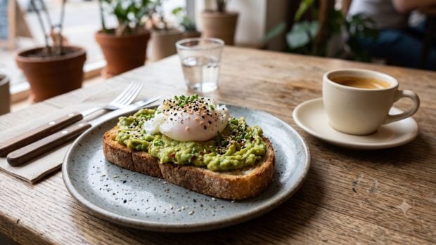 El desayuno del presentador