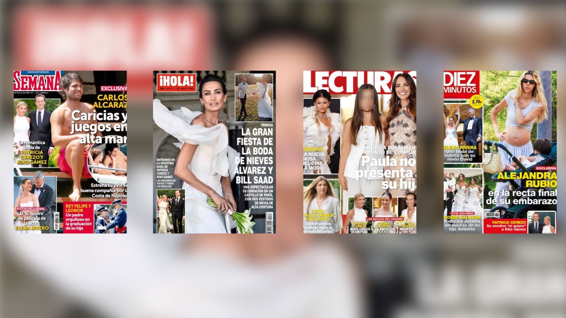 Portadas de las revistas. (Fotos: Redes Sociales)