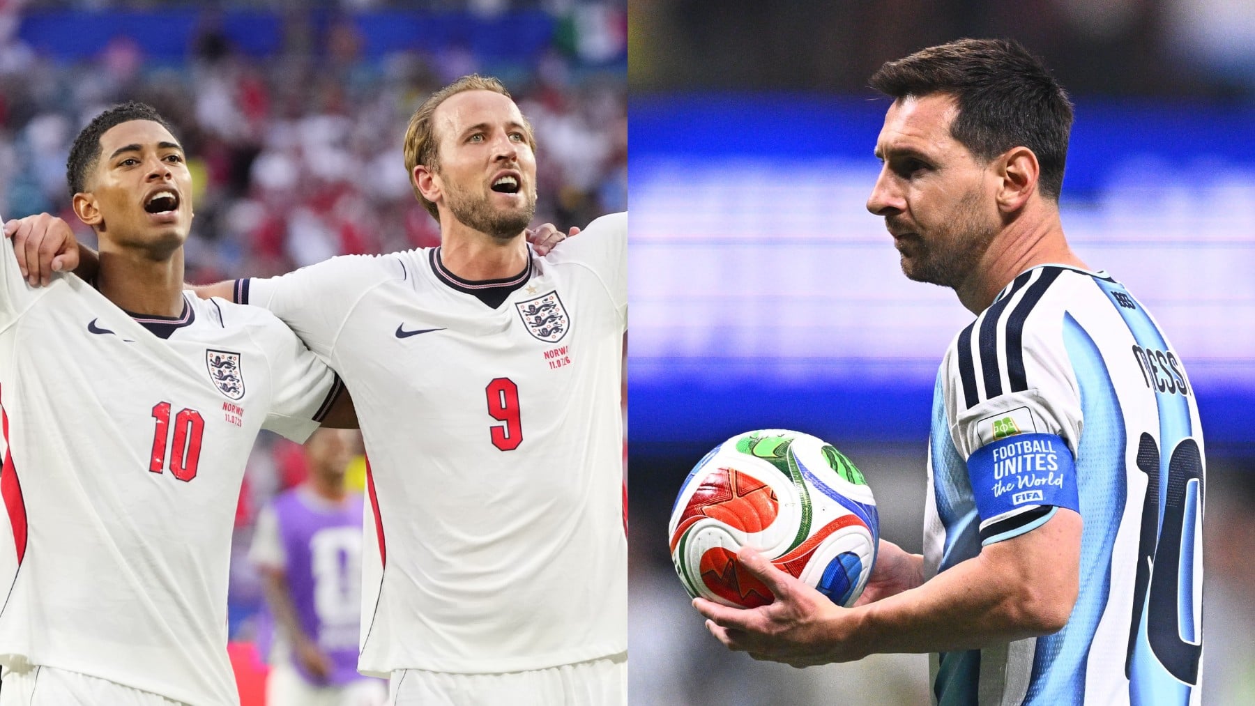 Jude Bellingham, Harry Kane y Leo Messi (EP)