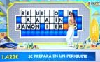 Laura Moure en La ruleta de la suerte. (Atresmedia)