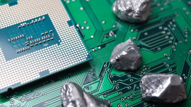 Los minerales críticos son fundamentales para los circuitos electrónicos.