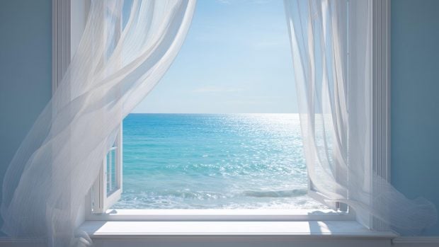 ventana viento mar