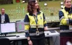 Ayuso durante su visita a la central nuclear de Almaraz.