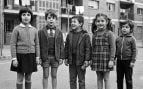 Niños nacidos en 1960. Imagen generada con IA.