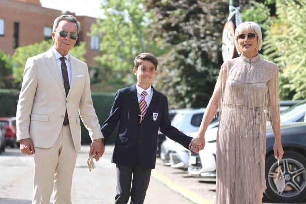 José Ortega Cano y Ana María Aldón en la comunión de su hijo José María. (Foto: Europa Press)