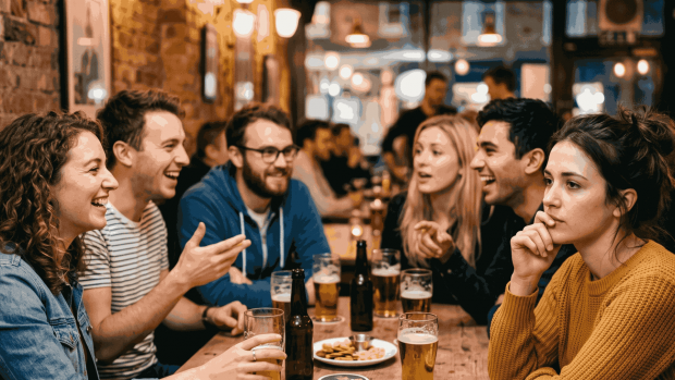 Conversación entre amigos