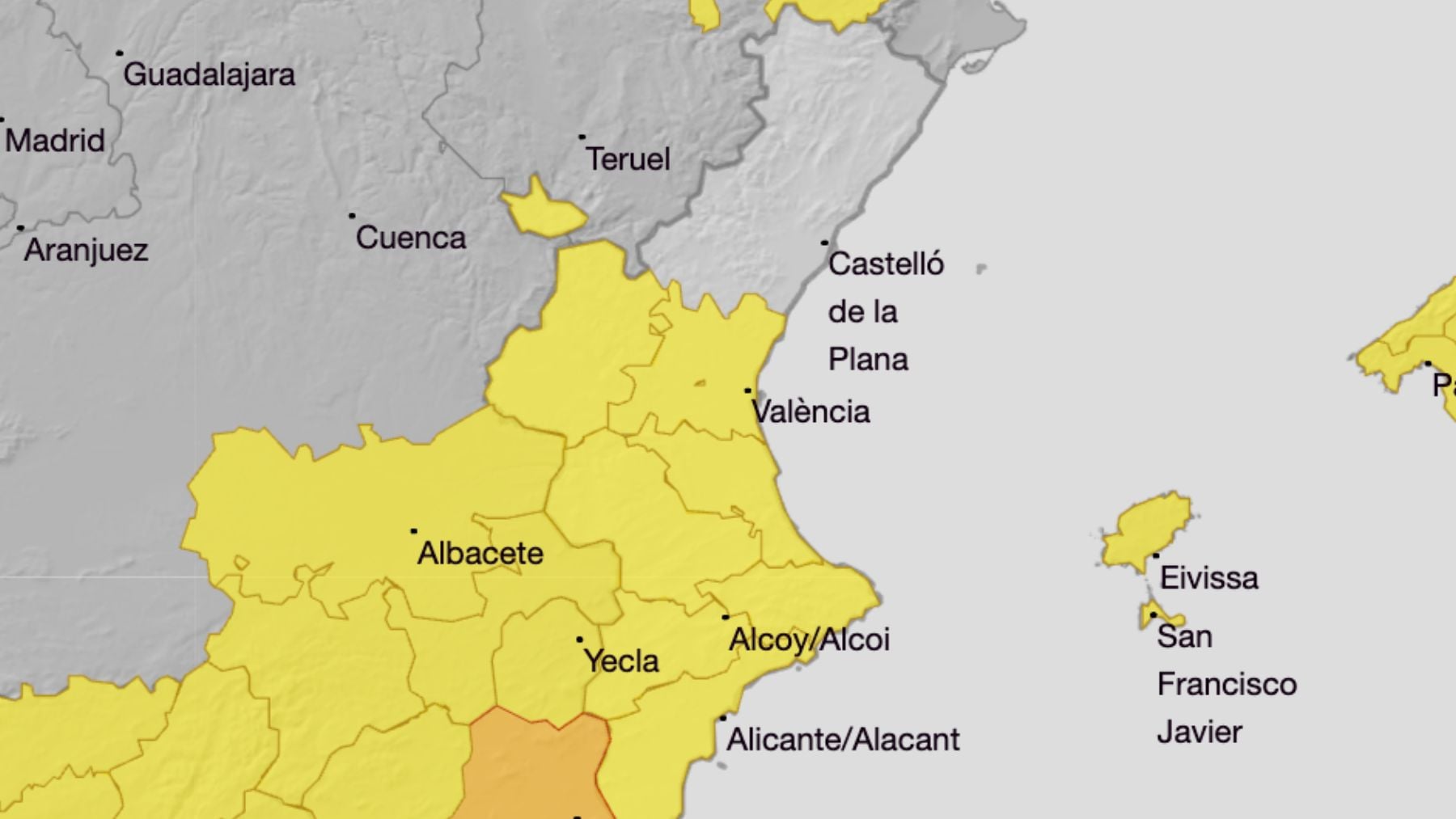 Otra alerta en la Comunidad Valenciana por calor: Temperaturas significativamente elevadas