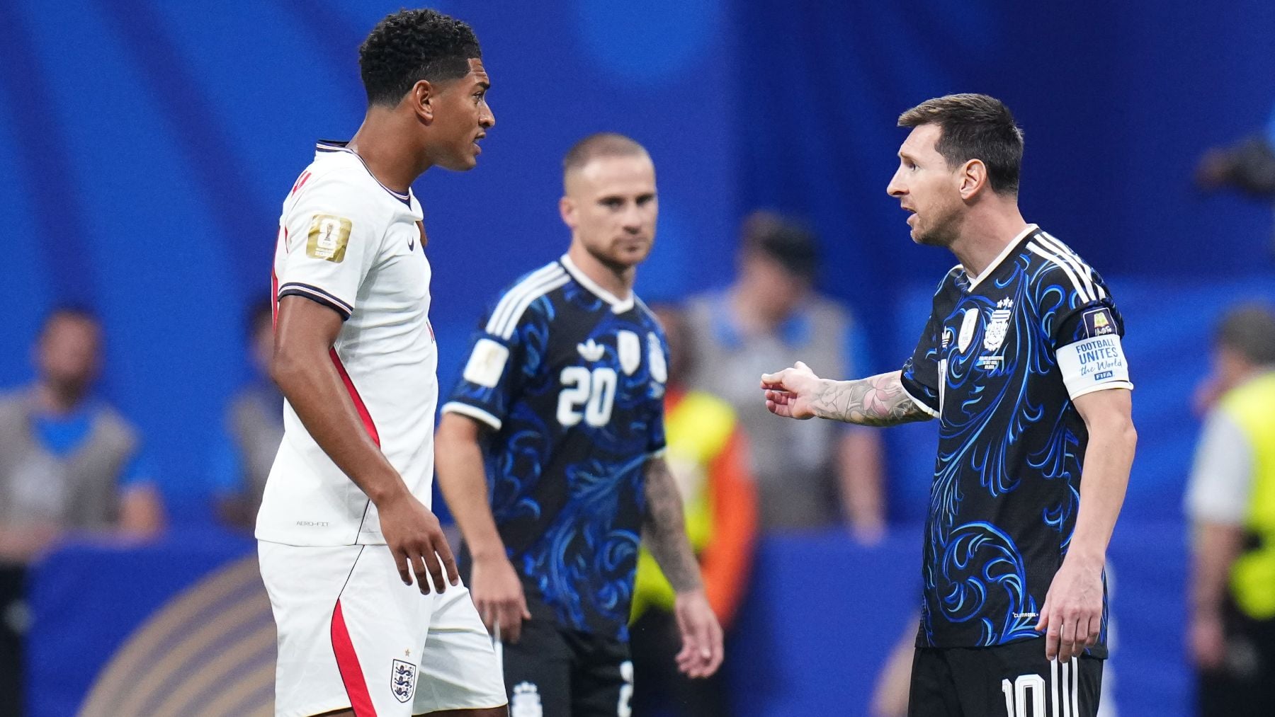 Bellingham desvela lo que le dijo a Messi en su acalorada discusión