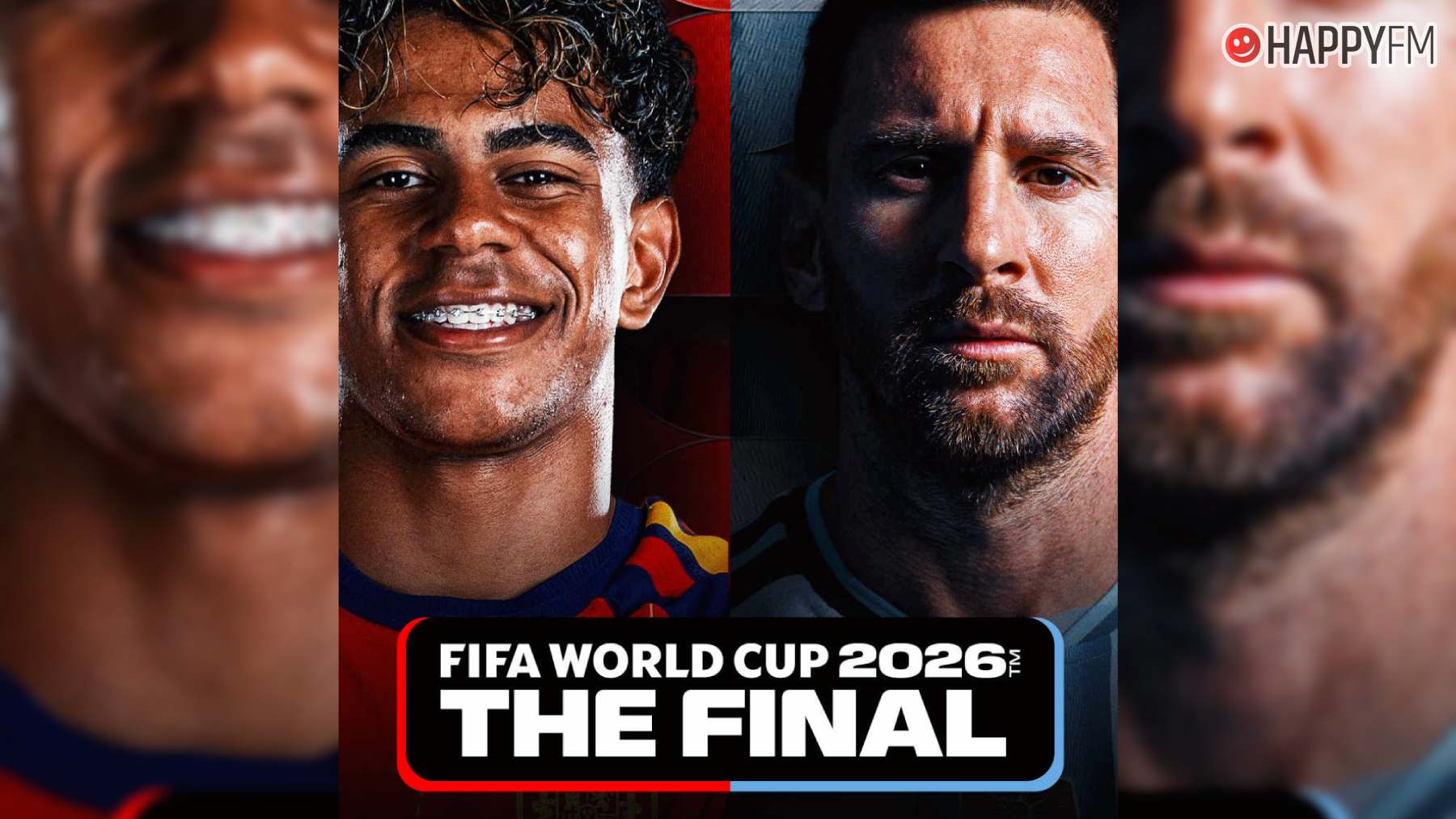 Lamine Yamal y Lionel Messi. (Foto: Instagram Fifa World Cup)