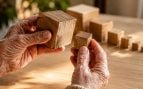 madera, manos, actividad