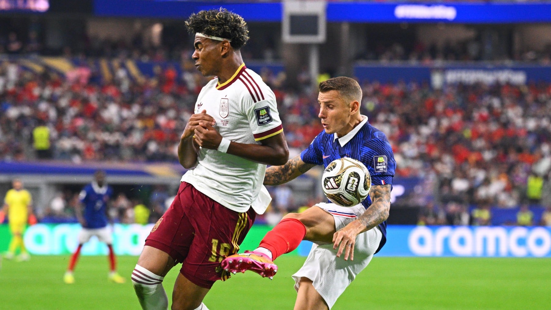 El duro testimonio de Digne tras su penalti a Lamine que marcó el España-Francia: Estoy decepcionado conmigo mismo