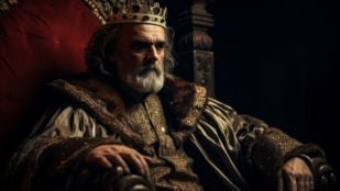 Retrato de un rey medieval. Foto: Magnific