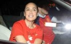 Tamara Falcó en el interior de un coche. (Foto: Europa Press)