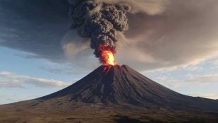 Formación volcán