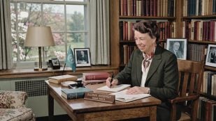 Eleanor Roosevelt. Imagen generada con IA.