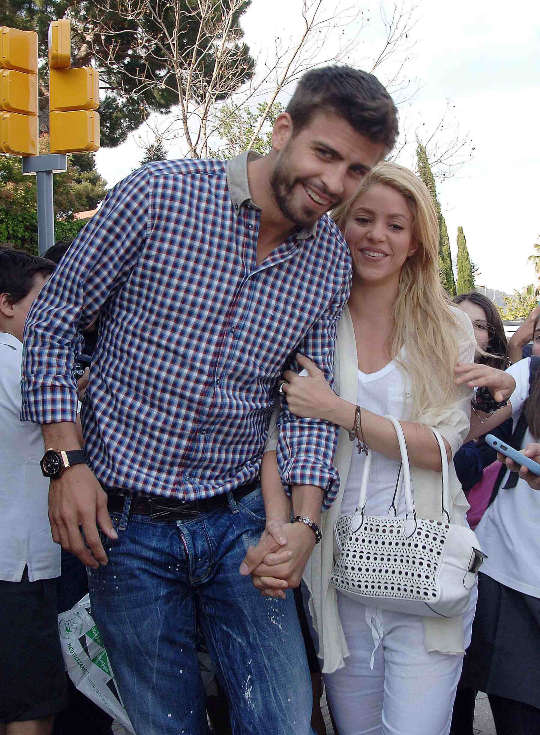 Gerard Piqué y Shakira en Barcelona. (Foto: Europa Press)