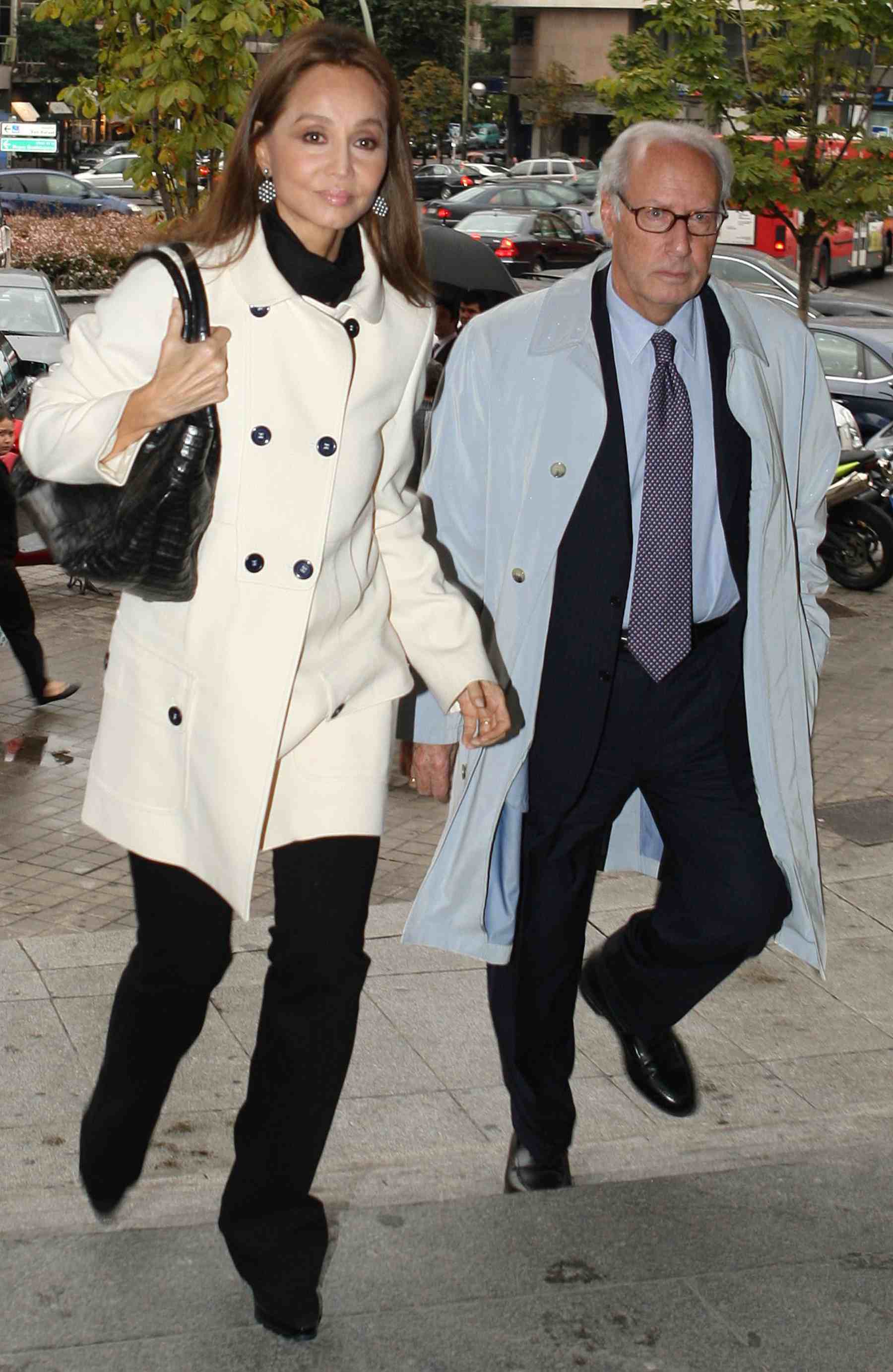 Isabel Preysler y Miguel Boyer en Madrid. (Foto: Europa Press)