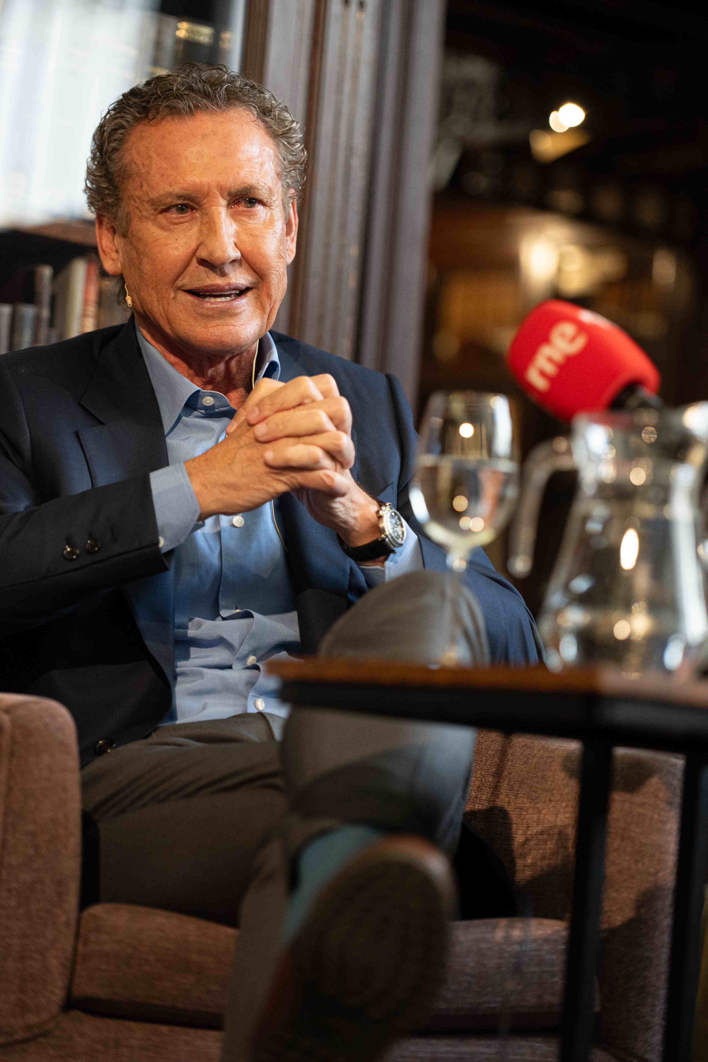 Jorge Valdano en la presentación de un libro. (Foto: Europa Press)