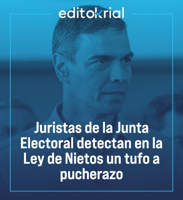 Jueces de la Junta Electoral detectan en la Ley de Nietos un tufo a pucherazo