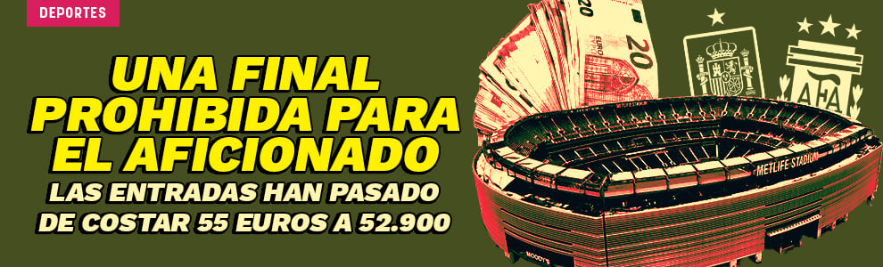 La final prohibida para el aficionado: de 55 a 52.900 euros por una entrada