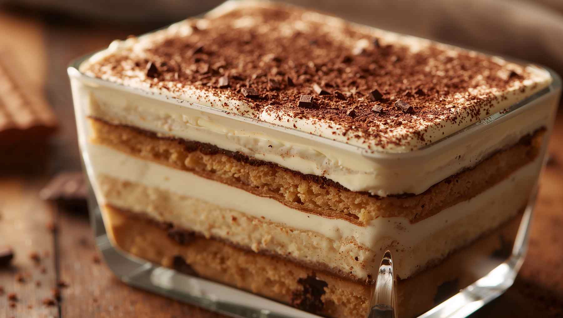 Postres con bizcochos de soletilla.