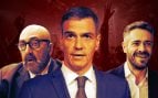 Koldo García, Pedro Sánchez y Felipe Sicilia.