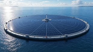 Paneles solares flotantes
