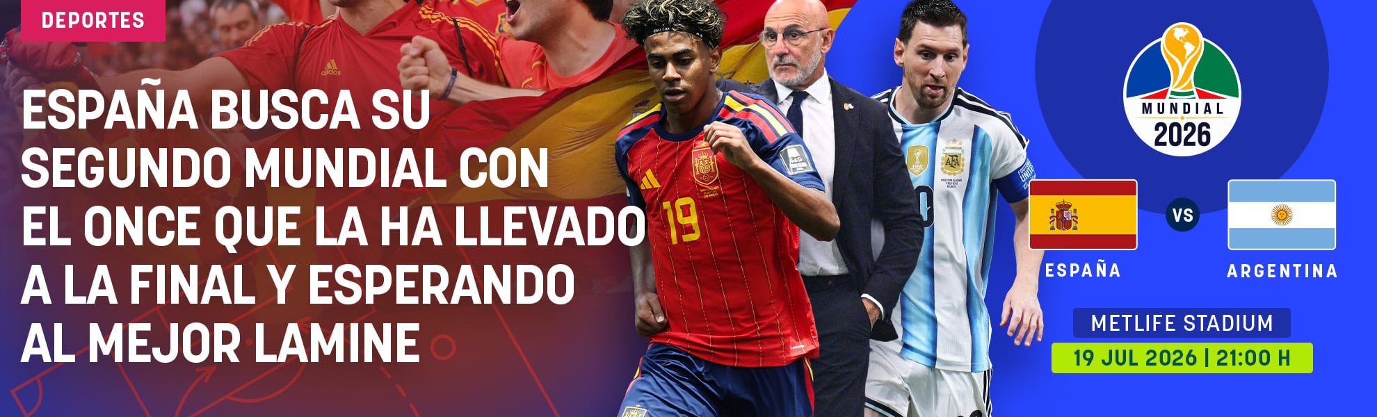 España busca su segundo Mundial con el once que la ha llevado a la final y esperando al mejor Lamine