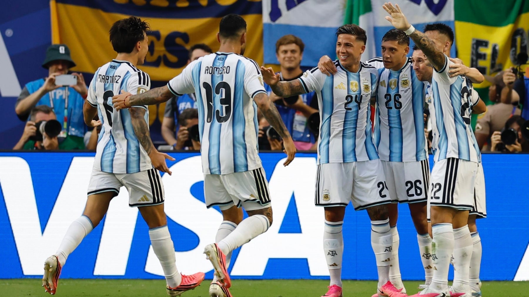 ¿Qué camiseta lleva hoy Argentina en el partido contra España? Así es la equipación para la final del Mundial 2026