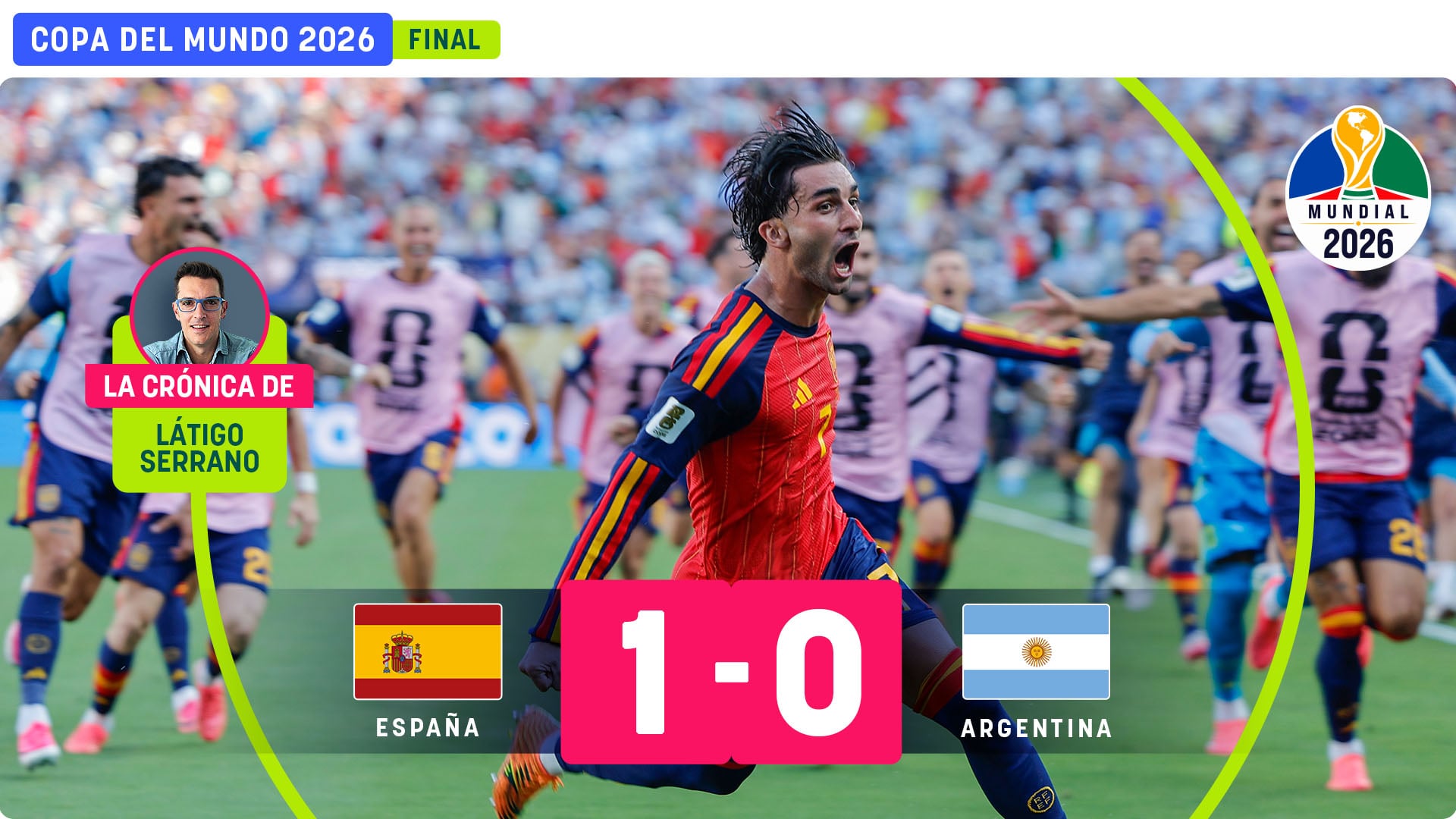 España ganó su segundo Mundial tras vencer 1-0 a Argentina.