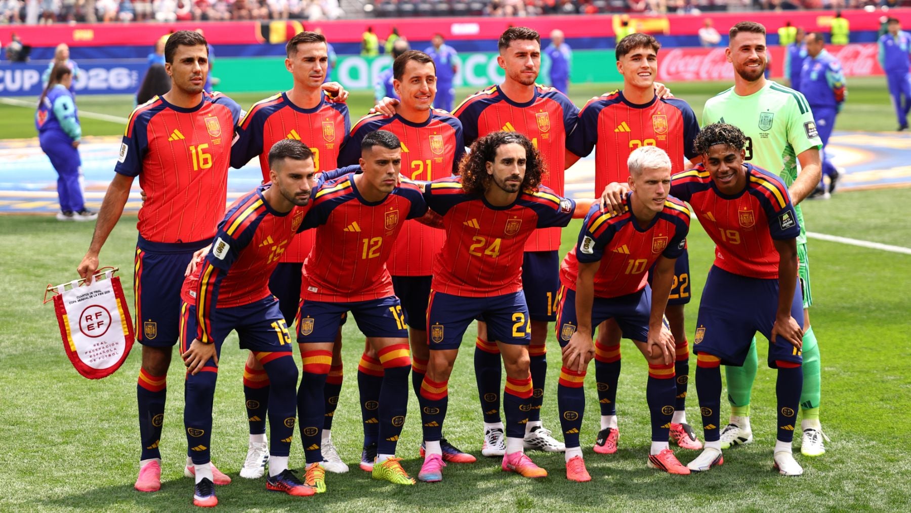 Alineación de España contra Argentina: De la Fuente repetirá equipo