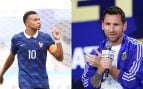 Kylian Mbappé y Lionel Messi (EP)