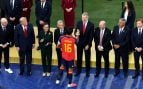 Las autoridades en la ceremonia de premiación del Mundial