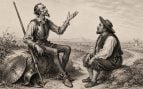 Frases de El Quijote, Quijote y Sancho Panza, consejos de don Quijote a Sancho Panza, reflexión de Don Quijote sobre el liderazgo.
