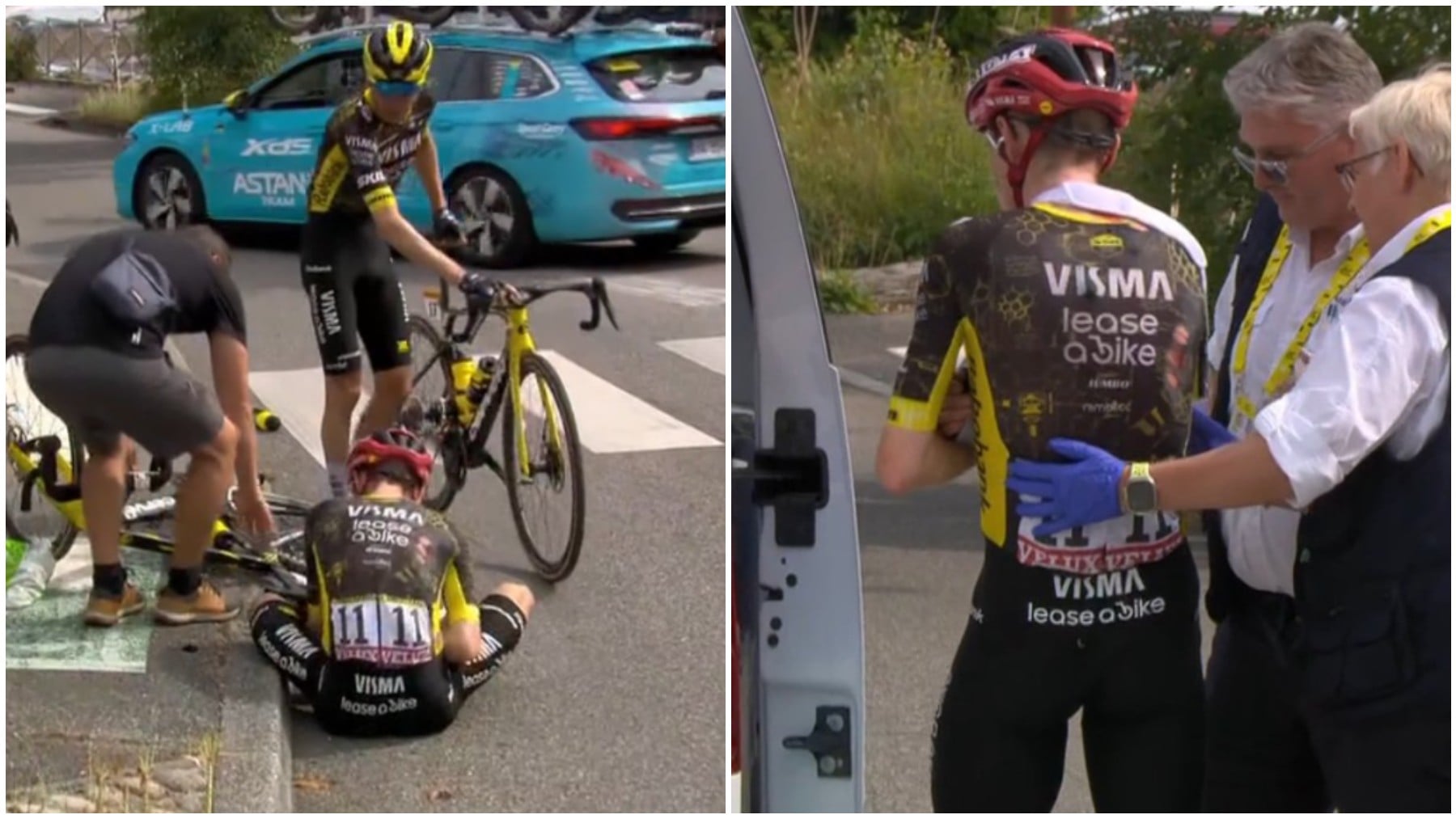Jonas Vingegaard se fractura la clavícula derecha y abandona el Tour de Francia