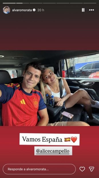 Álvaro Morata y Alice Campello en Nueva York