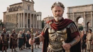 Emperador Marco Aurelio. Imagen generada con IA.