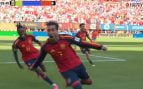 Ferrán marcando el gol de la final del Mundial 2026. (RTVE)